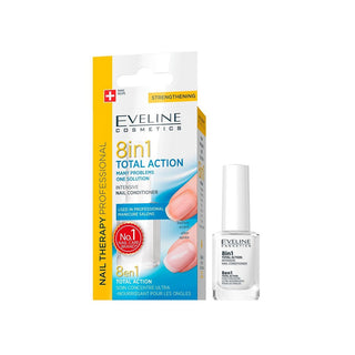 Eveline Cosmetics Nail Therapy Verniz Condicionador para Unhas Total Ação 8 em 1