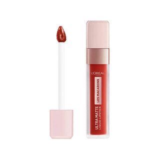 L'Oréal Paris Les Macarons Ultra Matte Liquid - Batom Líquido com Efeito Matificante