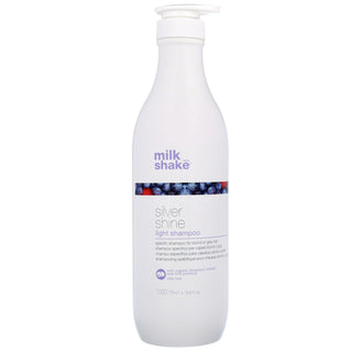 Milk_Shake Silver Shine Light Shampoo - Shampoo Específico para Cabelos Loiros ou Grisalhos - Mykanto
