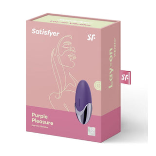 Satisfyer Pleasure Lay-On Vibrador Clitóris Roxo