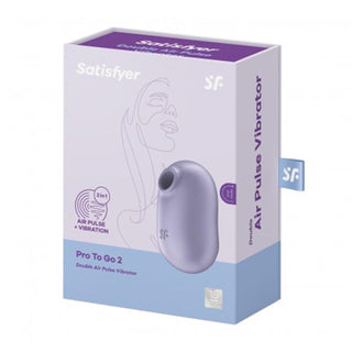 Satisfyer Pro To Go 2 Vibrador Double Air Pulse Violeta