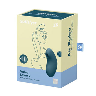Satisfyer Vulva Lover 2 Vibrador e Estimulador de Aire Azul