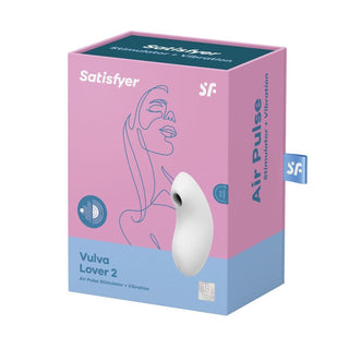 Satisfyer Vulva Lover 2 Vibrador e Estimulador de Aire Branco
