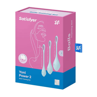 Satisfyer Yoni Power 2 Bolas Chinesas Azul Claro