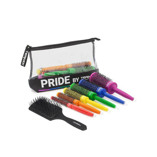 Termix Pride Necessaire + 7 x Escova para Cabelo Profissional