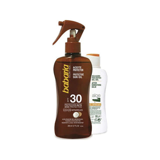 Babaria Coconut Oil Sunscreen SPF 30 200ml + Aloe Vera After Sun Balm 100ml