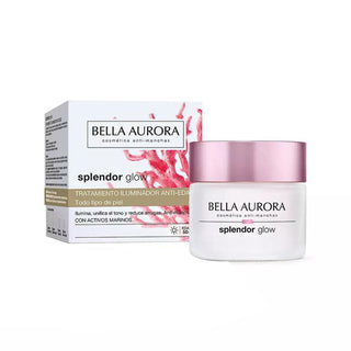 Bella Aurora Splendor Glow Creme Facial de Dia Antienvelhecimento e Iluminador com Efeito Flash