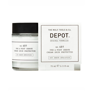 Depot Nº401 Pre &amp; Post Shave Cream Skin Protector - Pre and Post-Shave Protective Cream