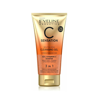 Eveline Cosmetics C Sensation Gel de Limpeza Facial 3 em 1