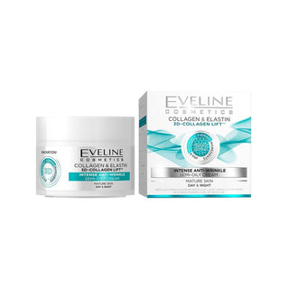 Eveline Cosmetics Creme Intenso Antirrugas com Colagénio para Peles Maduras