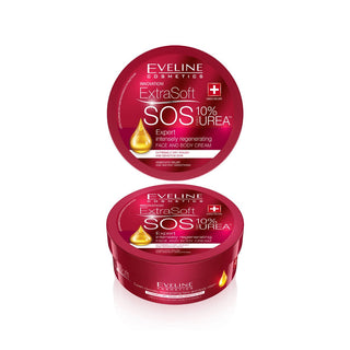 Eveline Cosmetics Extra Soft SOS 10% Ureia - Creme Intensivo Regenerador para Corpo e Rosto