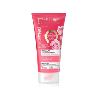 Eveline Cosmetics Facemed+ Gel de Limpeza Facial Água de Rosas Orgânicas