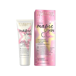 Eveline Cosmetics Magic Skin CC Cream - Creme Hidratante Antivermelhidão 8 em 1
