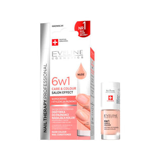 Eveline Cosmetics Nail Therapy Professional Care &amp; Color - 6 in 1 Nail Conditioner