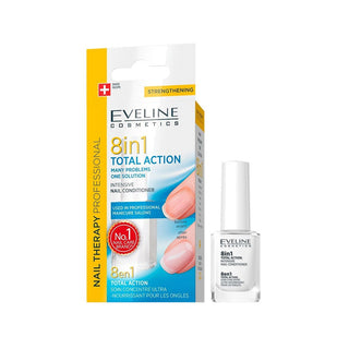 Eveline Cosmetics Nail Therapy Verniz Condicionador para Unhas Total Ação 8 em 1