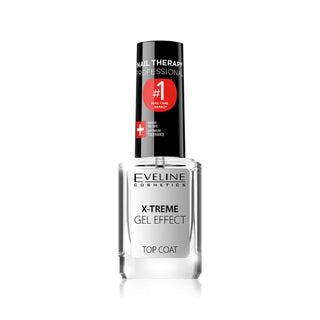Eveline Cosmetics Nail Therapy X-Treme Gel Effect - Verniz de Cobertura para dar Brilho