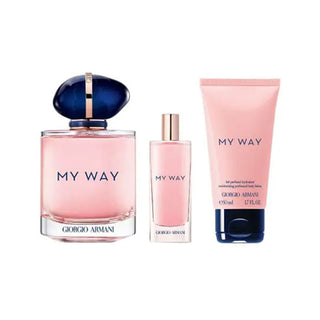 Giorgio Armani My Way Eau de Parfum 90ml + Creme de Corpo 50ml + Mini Eau de Parfum 15ml