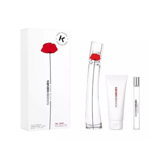 Kenzo Flower By Kenzo Eau de Parfum 50ml + Creme de Corpo 75ml + Mini Eau de Parfum 10ml