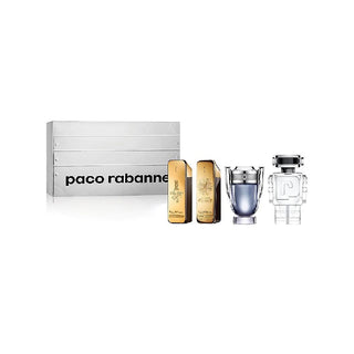 Paco Rabanne Masculine One Million Parfum 5ml + One Million Eau de Parfum 5ml + Invictus Eau de Parfum 5ml + Phantom Eau de Parfum 5ml