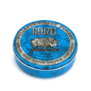 Reuzel Blue Pomade - Pomada Capilar com Fixação Forte e Brilho Intenso