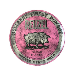 Reuzel Pink Pomade Brilhantina com Fixação Extra Forte e Brilho Médio