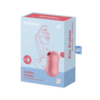 Satisfyer Cotton Candy Air Stimulator Light Red - Clitoris Stimulator