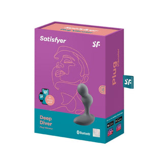 Satisfyer Deep Diver Bluetooth Vibrator Gray