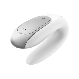 Satisfyer Double Fun Vibrador para Casal com Bluetooth Branco