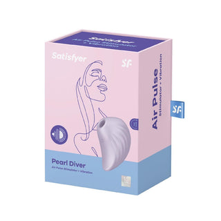 Satisfyer Pearl Diver Violet Air Stimulator and Vibrator