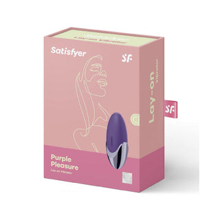Satisfyer Pleasure Lay-On Clitoris Vibrator Purple