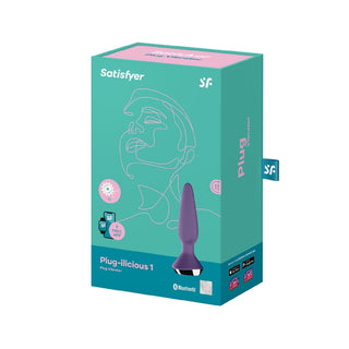 Satisfyer Plug Ilicious 1 Vibrador com Bluetooth Violeta