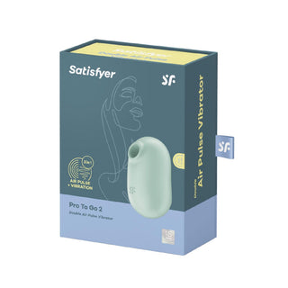 Satisfyer Pro To Go 2 Double Air Pulse Vibrator Mint