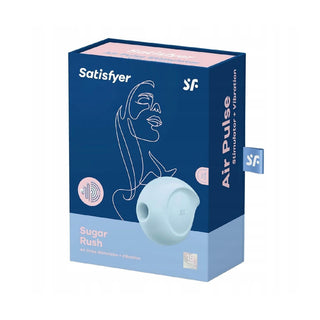 Satisfyer Sugar Rush Blue Aire Stimulator and Vibrator