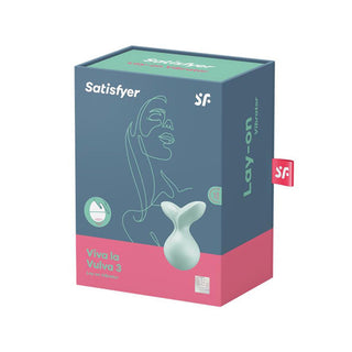 Satisfyer Viva La Vulva 3 Lay-On Vibrator Mint