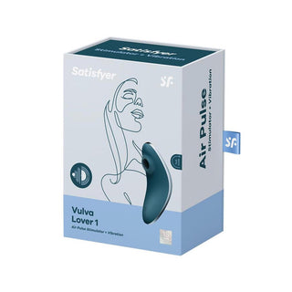 Satisfyer Vulva Lover 1 Blue Aire Vibrator and Stimulator