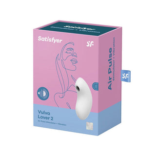 Satisfyer Vulva Lover 2 White Aire Vibrator and Stimulator