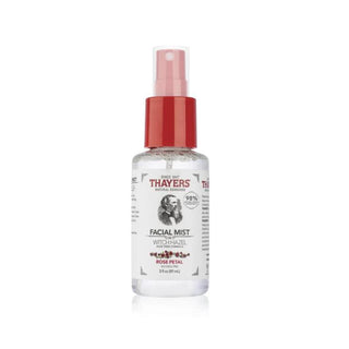 Thayers Mini Rose Petal Facial Mist Toner - Alcohol-Free Facial Mist with Toning Effect