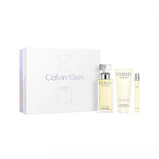 Calvin Klein Eternity Eau de Parfum 100ml + Body Cream 100ml + Mini Eau de Parfum 10ml