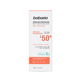 Babaria 360º Photoage - Anti-Blemish and Anti-Aging Facial Sunscreen SPF 50+