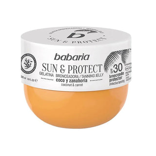 Babaria Sun &amp; Protect Gelatina Coco y Zanahoria - Bronzer with Sun Protection SPF 30