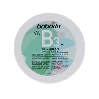Babaria Vit B3+ Body Cream for Sensitive Skin