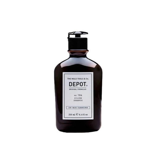 Depot Nº104 Silver Shampoo - Shampoo Específico para Cabelos Brancos ou Cinzentos - Mykanto