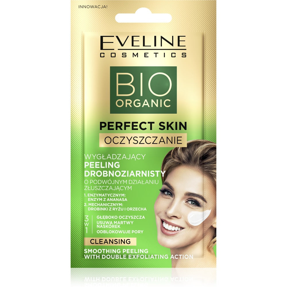 Eveline Cosmetics Bio Organic Perfect Skin Cleasing Peeling Mask - Máscara Esfoliante