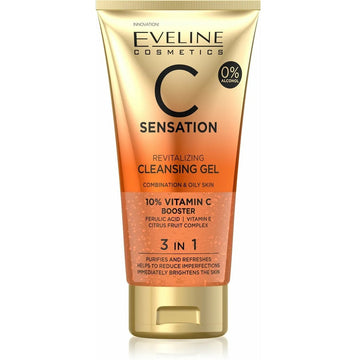 Eveline Cosmetics C Sensation Gel de Limpeza Facial 3 em 1