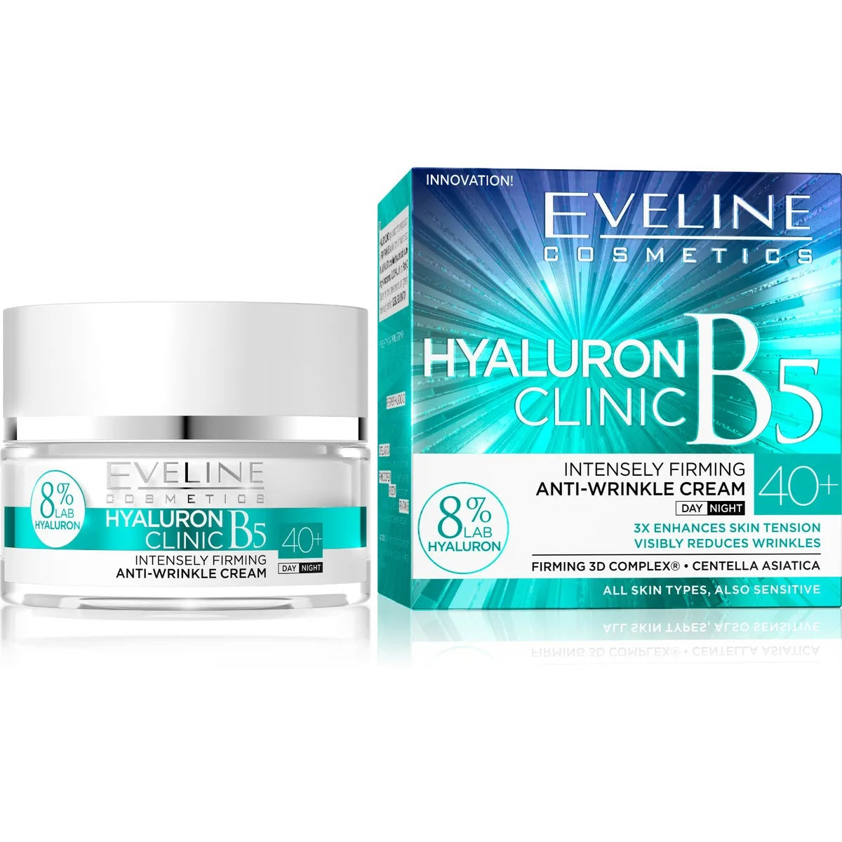 Eveline Cosmetics Hyaluronic Clinic Day and Night Cream 40+ - Creme Facial