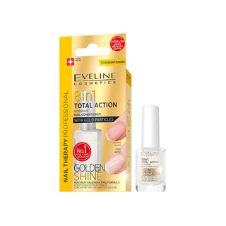 Eveline Cosmetics Nail Therapy Golden Shine Nail Conditioner Varnish 8 in 1