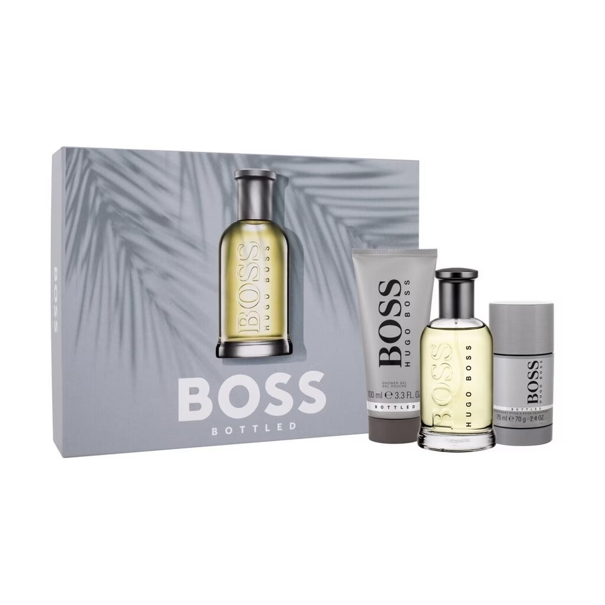 Hugo Boss Boss Bottled Eau de Toilette 100ml + Gel de Banho 100ml + Desodorizante em Stick 75ml