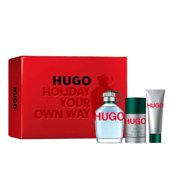 Hugo Boss Hugo Man Eau de Toilette 125ml + Gel de Banho 50ml + Desodorizante em Stick 75g