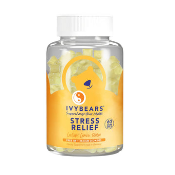 Ivy Bears Stress Relief - Suplemento Vitamínico para Alívio de Stress e Equilíbrio do Sono - Mykanto