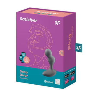 Satisfyer Deep Diver Bluetooth Vibrator Gray